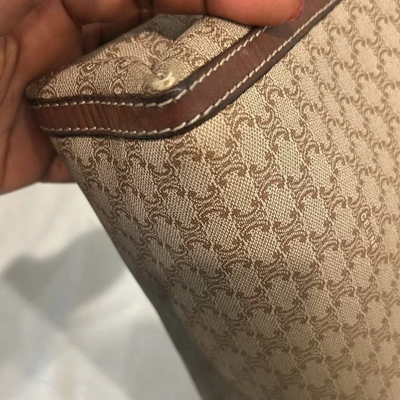 Vintage Celine Macadam zip Clutch - Picture 6 of 16